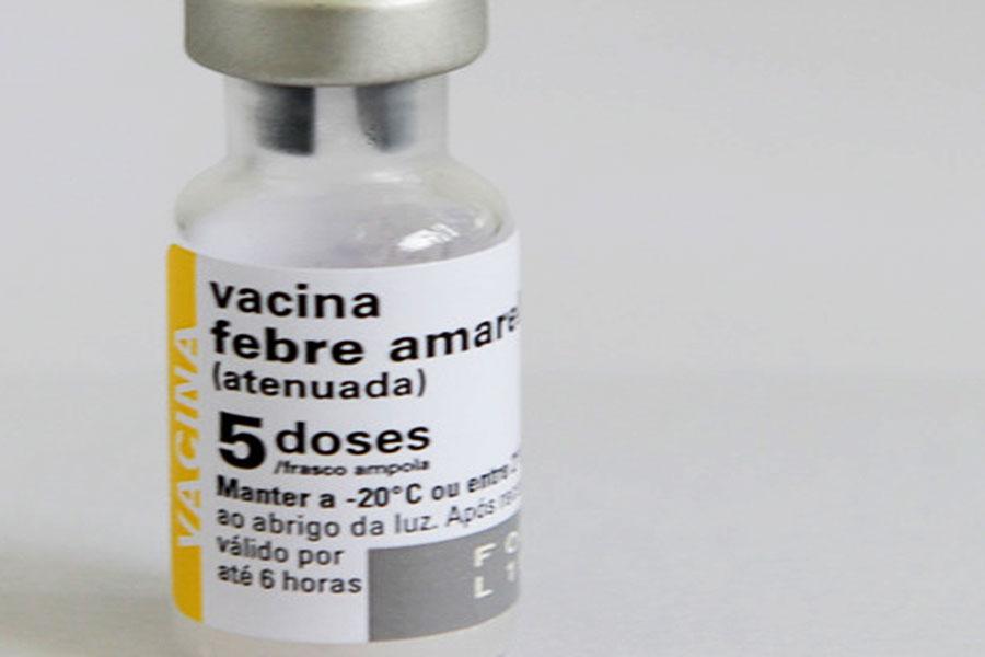 Estado reforça importância da vacinação contra a febre amarela