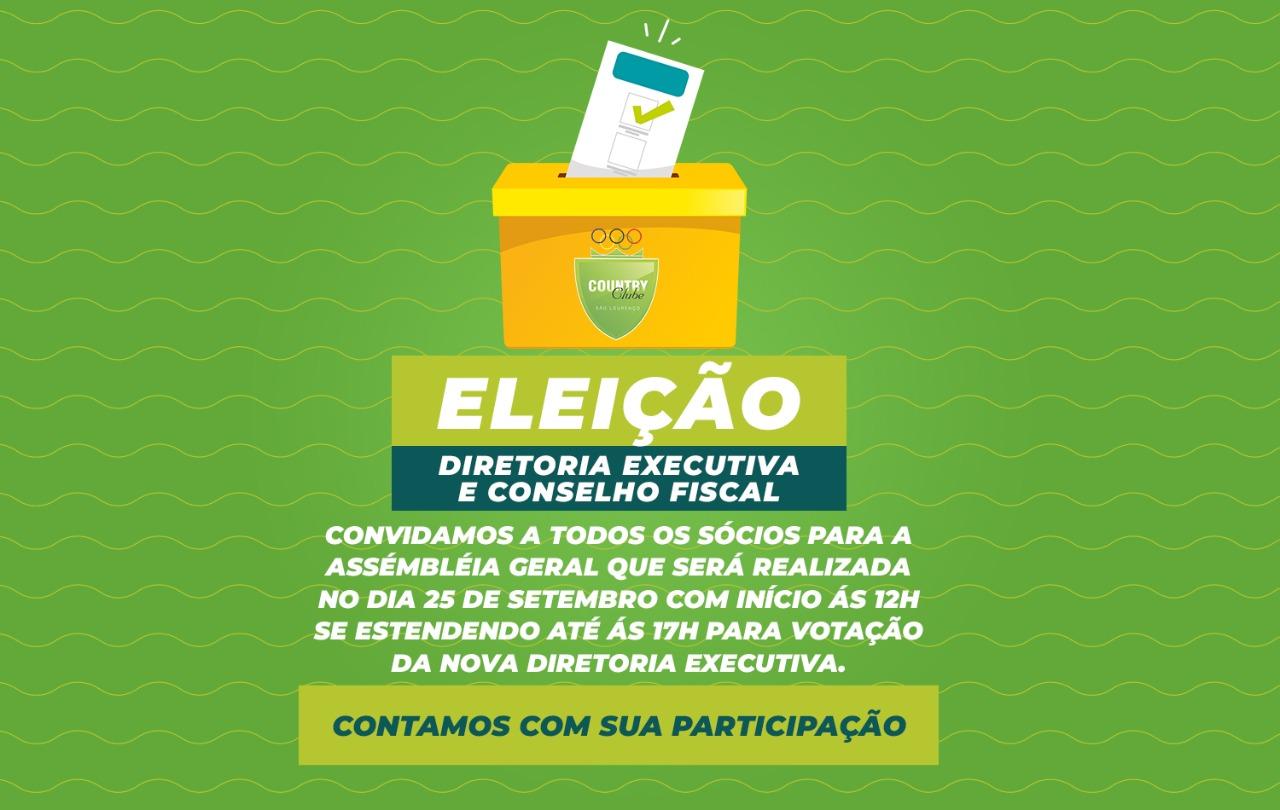 São Lourenço Country Clube realiza eleições para diretoria executiva e conselho fiscal no sábado (25/09)